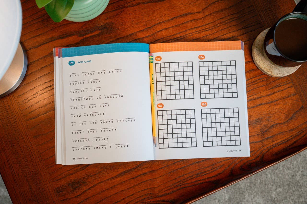 HarperCollins Focus - Wholesale Coloring & Activity Book - Adult - Brain Boost: 365 Brain Games for Adults5