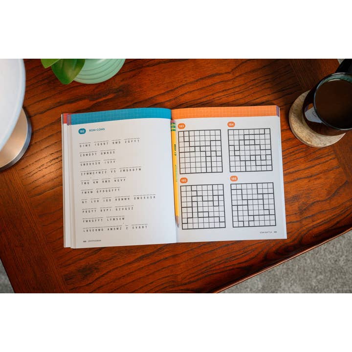 HarperCollins Focus - Wholesale Coloring & Activity Book - Adult - Brain Boost: 365 Brain Games for Adults5