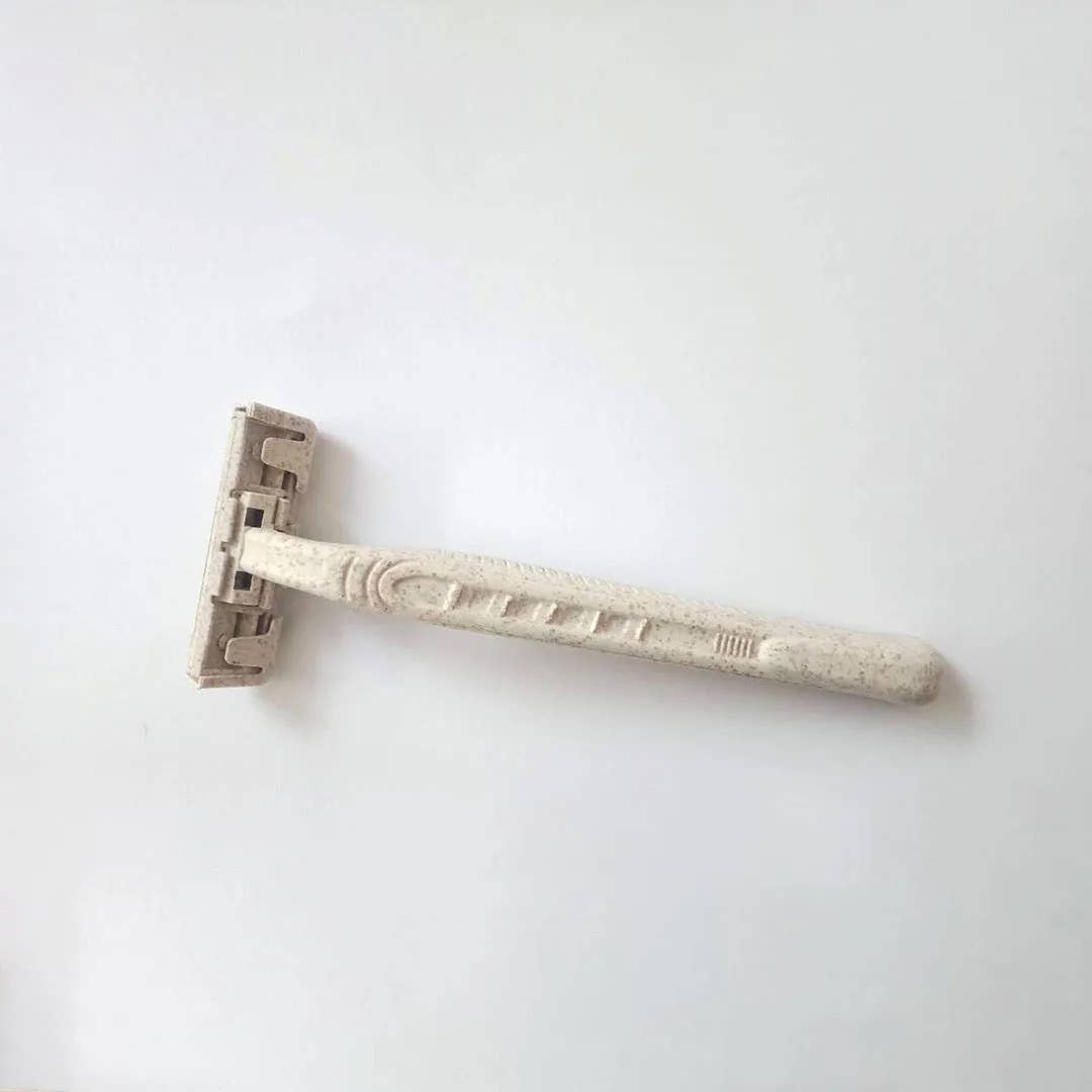 GreenWave - Wholesale Razor - Disposable razors wheat straw eco biodegradable box of 501
