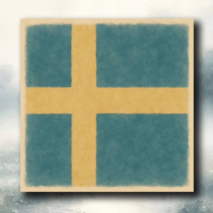 Aimant de réfrigérateur drapeau suédois - cadeaux abordables pour les détaillants pour la vente par frostedgrey