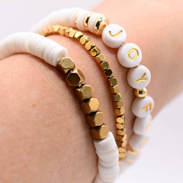 Two and Crew - Faith Based Jewelry & Gifts - Wholesale Jewelry Set - Joyful Bracelet Set – Christian Jewelry, faith Gift0