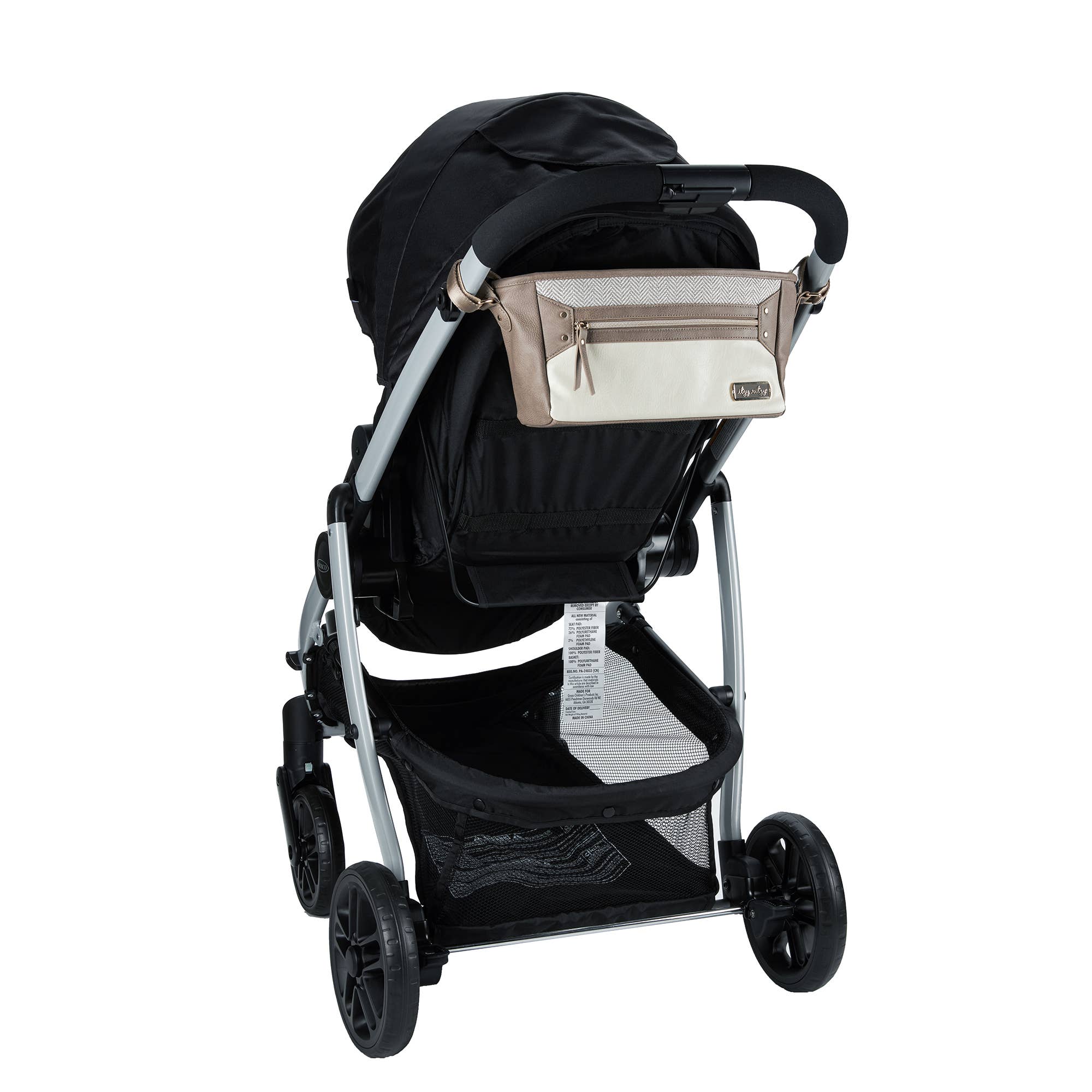 Itzy Ritzy - Wholesale Stroller Cover/Accessory - Baby - Vanilla Latte Travel Stroller + Wagon Caddy3