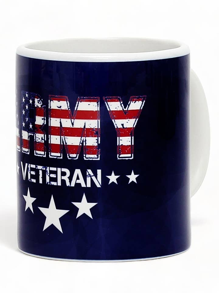 SUBLIMART: Veteran - Mug 'Army Veteran' (Design #20) for wholesale by SublimArt