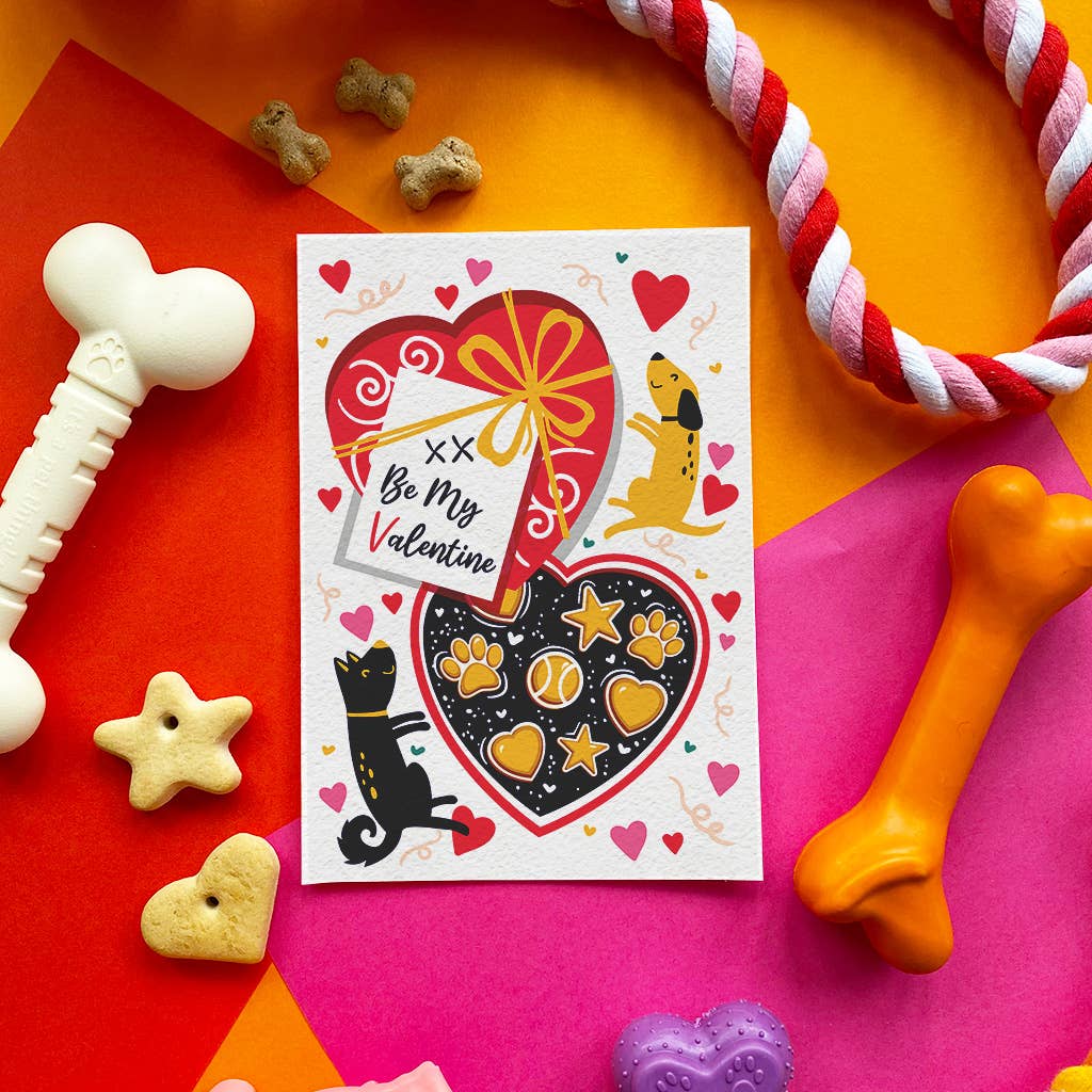 Scoff Paper - Wholesale Hondenkoekjes - Hond - 🍫 Valentijn Chocolade – Eetbare Hondenkaart2