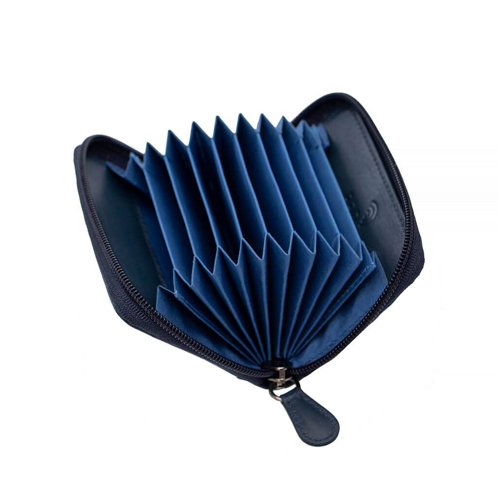 PRIMEHIDE - Wholesale Card Holder - Unisex - Concertina Leather RFID Credit Card Holder - 78027