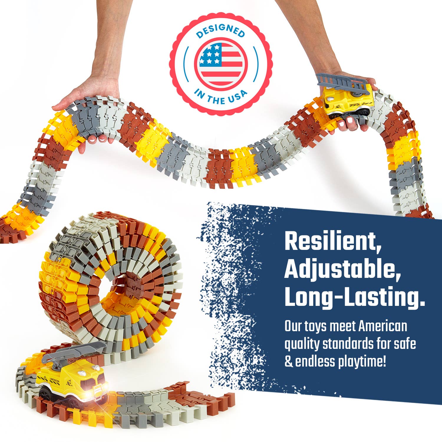 JitteryGit - Wholesale Toy Set - Kids - Construction Toy Track Car Set - STEM Glow in the Dark Toys6