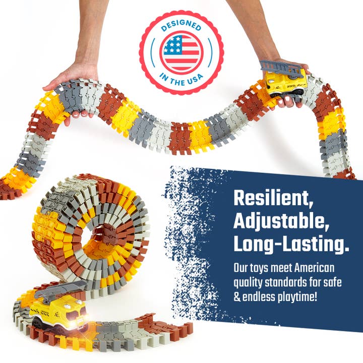 JitteryGit - Wholesale Toy Set - Kids - Construction Toy Track Car Set - STEM Glow in the Dark Toys6