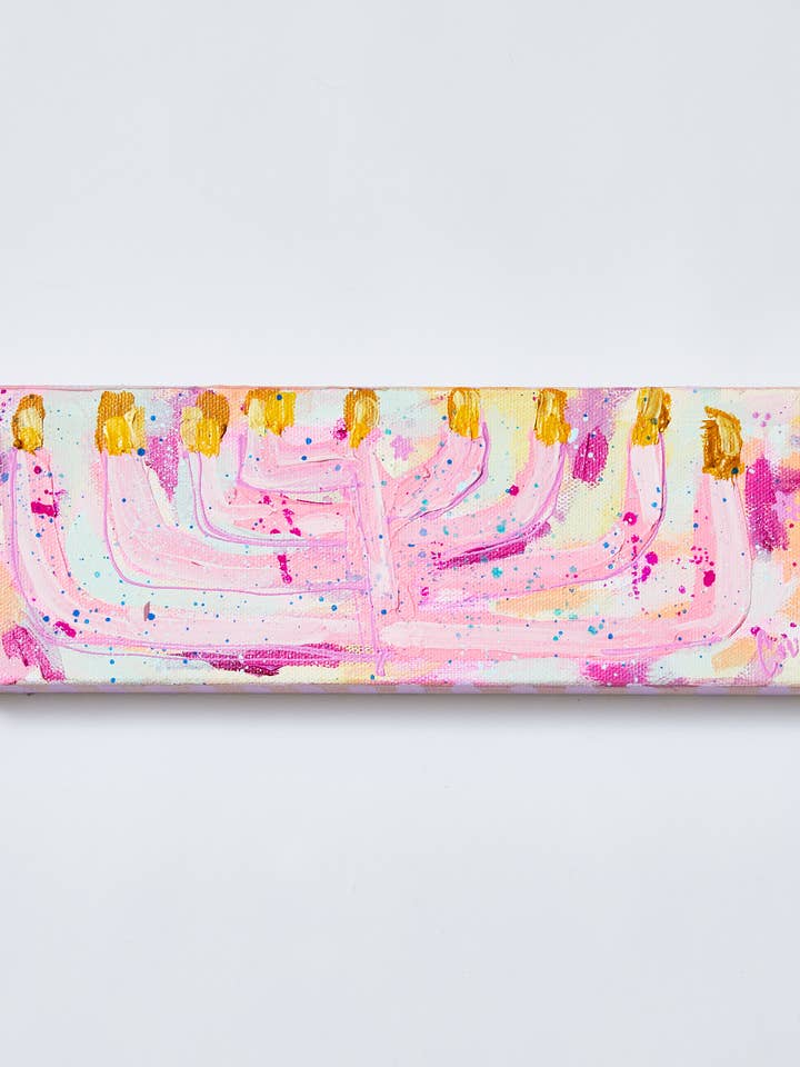 Chanukkah Menorah Babyrosa jüdischer Feiertagsdekor für den Großhandel von Court&Co.