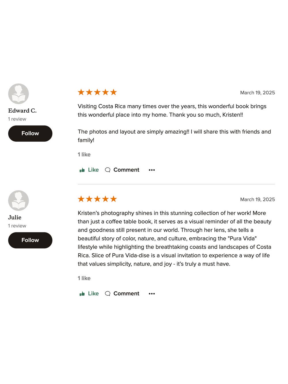 The Sunset Shop - Wholesale Display Book - Costa Rica Coffee Table Book - SLICE OF PURA VIDA-DISE8