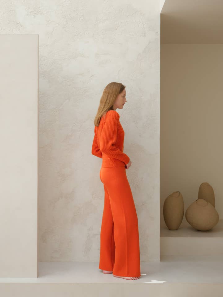 Lèmme - Wholesale Knit Sweater - Women's - Cashmere Mix Crewneck Raglan Sweater4