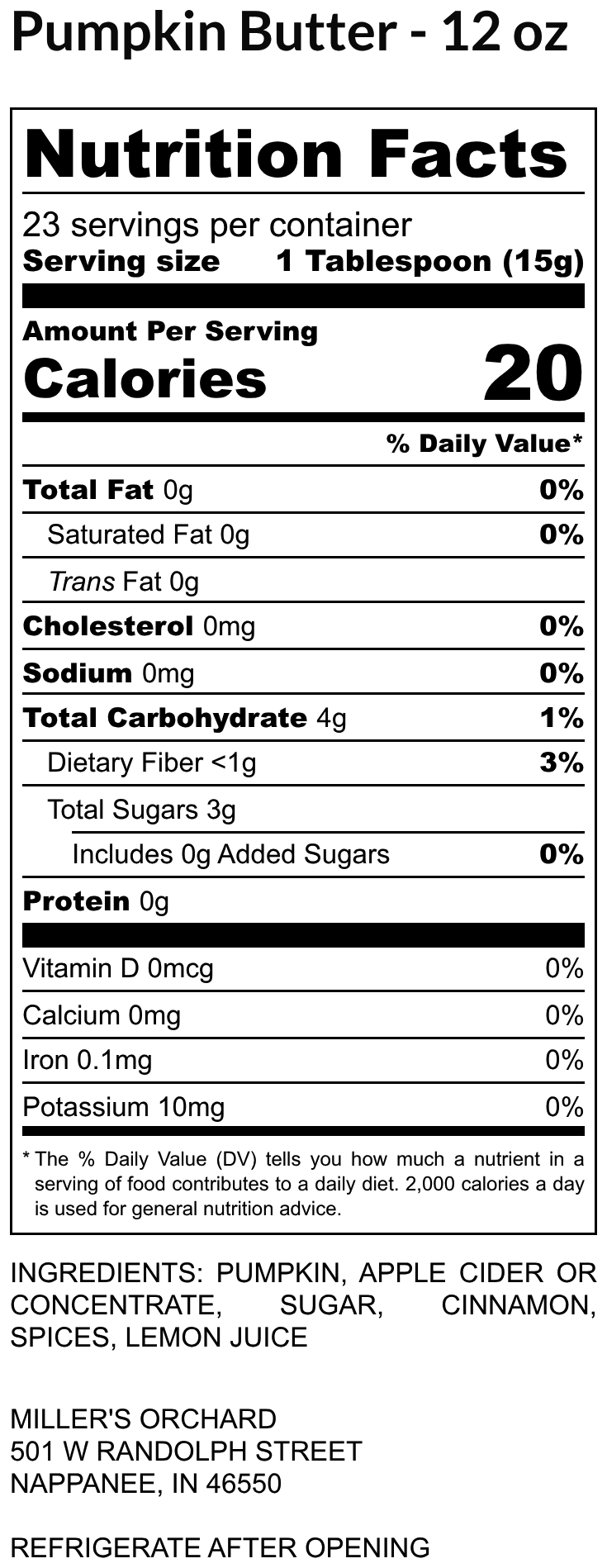 Amish Apple Butter - Vente Confiture/gelée - Beurre de citrouille amish (pot de 12 oz)2