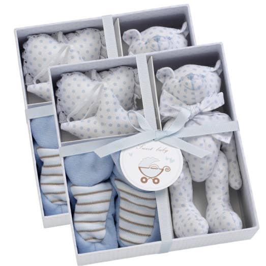 Conjunto Presente ESTRELA Azul (por 12) por atacado de Les Bebes d'Elysea