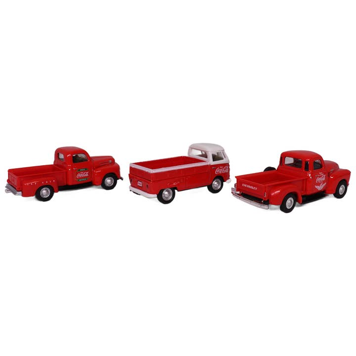 Motor City Classics, Inc. - Wholesale Decorative Tabletop Object - 1:72 Scale Coca-Cola Pickup Gift Set Diecast Model9