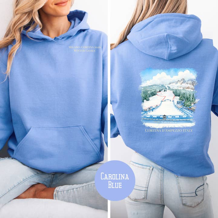 Milano Cortina d'Ampezzo Italien 2026 Vinterlege Hættetrøje for engroshandel hos CindyL Boutique