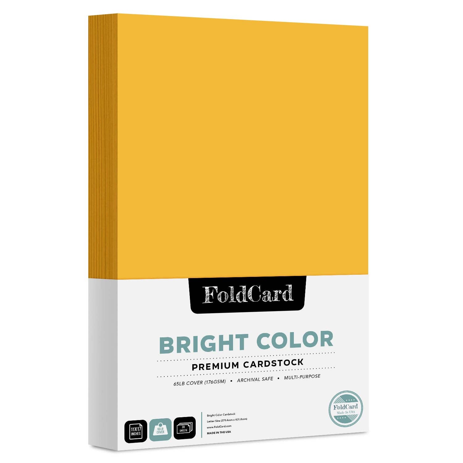 Fine Cardstock - Wholesale Craft Supplies - Premium Quality Bright Color Cardstock: 11 x 17 - 50 Sheets18