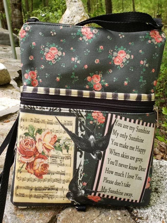 You are My Sunshine Lg. Travel - Converts to a Backpack for wholesale by Old Bagzz