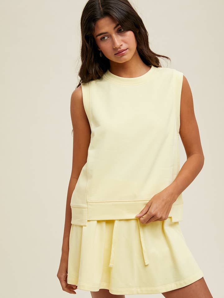 Wishlist Apparel - Wholesale Tank Top - Women's - FRENCH TERRY TANK TOP / WL25-10272T