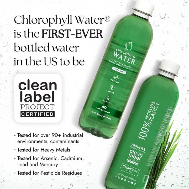Chlorophyll Water - Wholesale Still Water - Chlorophyll Water (Ultra-Purified w/ Essential Vitamins)3