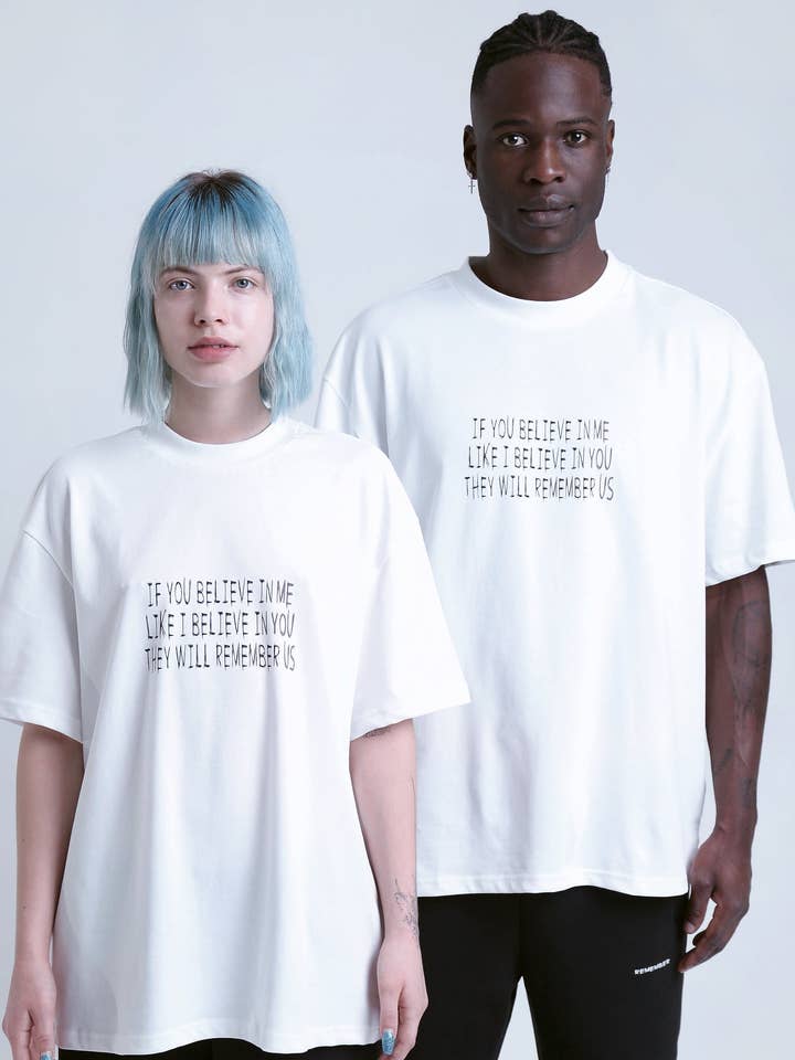 Tシャツ・カットソー +AMBLER+ Patch Overfit Brushed Sweatshirt Ivory AMM1105 Faire - The Online Wholesale Marketplace & Store