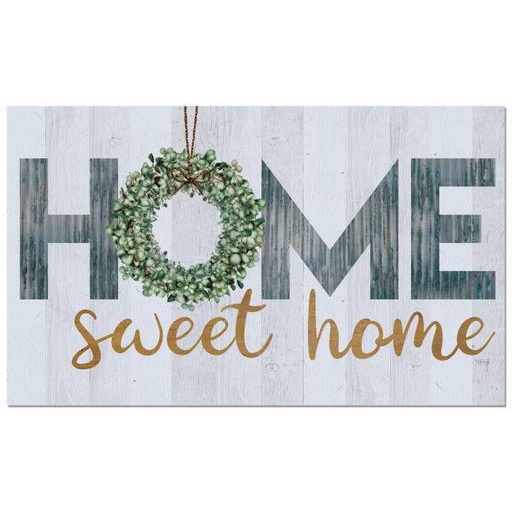 "Galvanized Home" Indoor/Outdoor Entryway Floor Mat (Copy) for wholesale by CounterArt/Highland Home/Thirstystone/CoasterStone