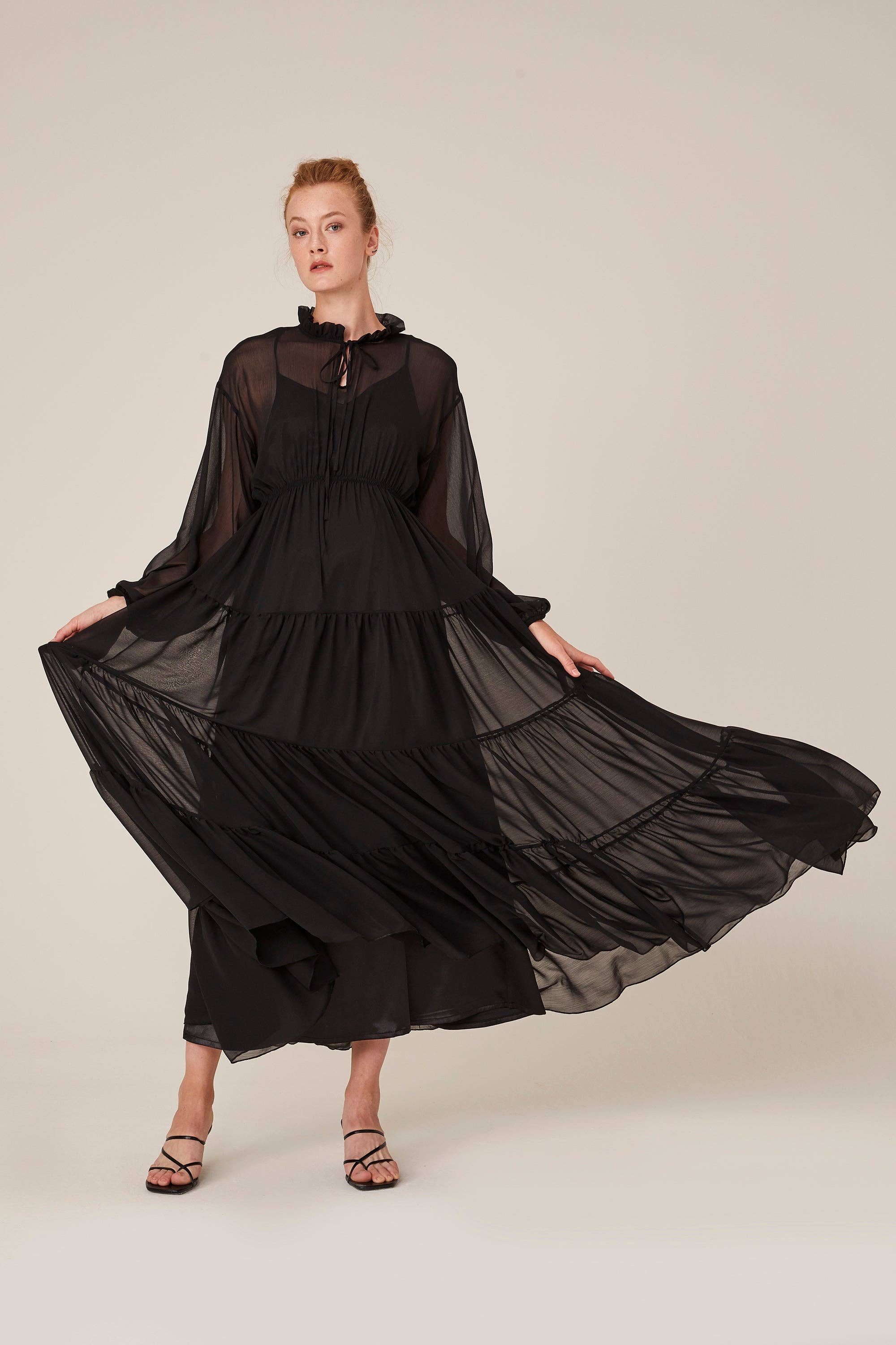 black Marseille-Black dress 🌿 for wholesale on Faire9