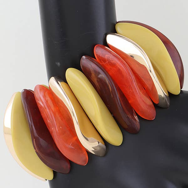 Oblige by G – Pulseira por atacado – Coleção de Pulseiras Chunky em Resina Bold 1NJB-50876