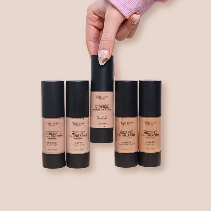 Taylor Made Organics - Wholesale Foundation - Liquid Mineral Foundation | oil-free, full-coverage
