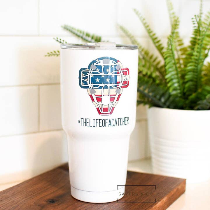 Sayers & Co. - Wholesale Insulated Mug/Tumbler - 20oz or 30oz White Car SUBLIMATION Tumbler Wholesale Blanks5