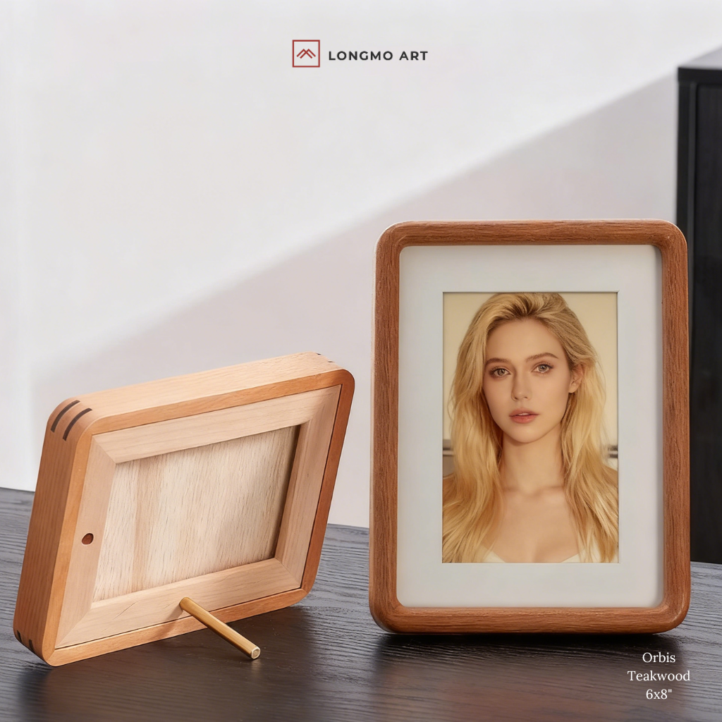 Longmo Art – wholesale Bildram – ORBIS-Bilderram, 4 storlekar Rundade hörn Massivt trä5