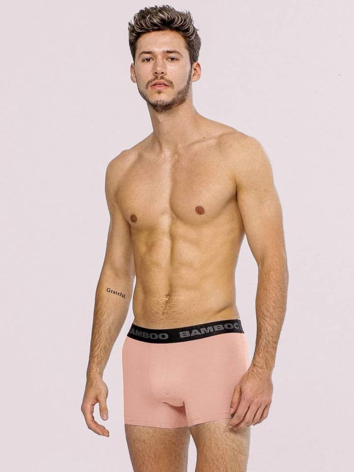 Bamboo Underwear - Wholesale Underwear - Men's - Men's Boxer 4"25