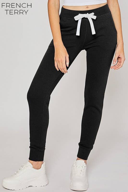 Vanilla Monkey - Wholesale Athletic Sweatpants/Joggers - Women's - Classic French Terry Solid Jogger Sweatpants4