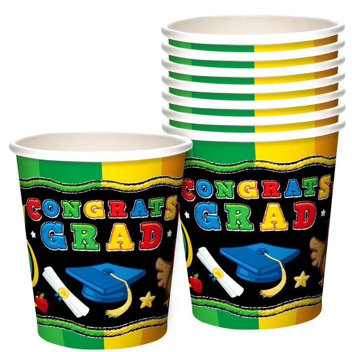 Kindergarten Graduation Party Decorations Cups - 8pk for wholesale by Treasures Gifted