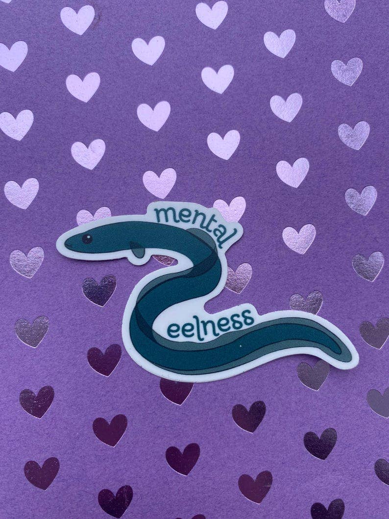 AstroManatee Shop - Wholesale Sticker - Mental Eelness 2.5” Waterproof Sticker // mental health matters sticker2