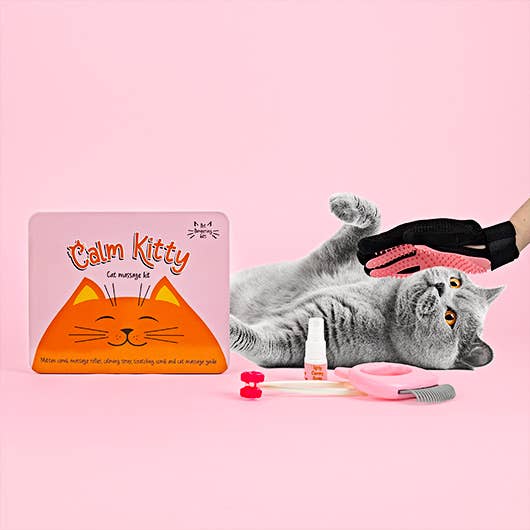 Kit de masaje para gatos Calm Kitty para venta al por mayor de Gift Republic