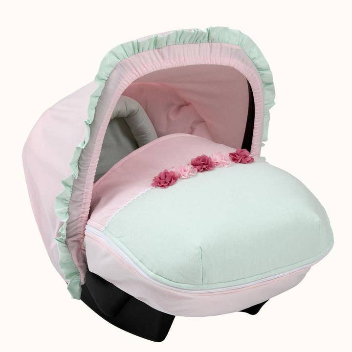 Forra Babycoque Giardino Rosa/Verde per la vendita all'ingrosso da parte di Pim-Pam-Pum