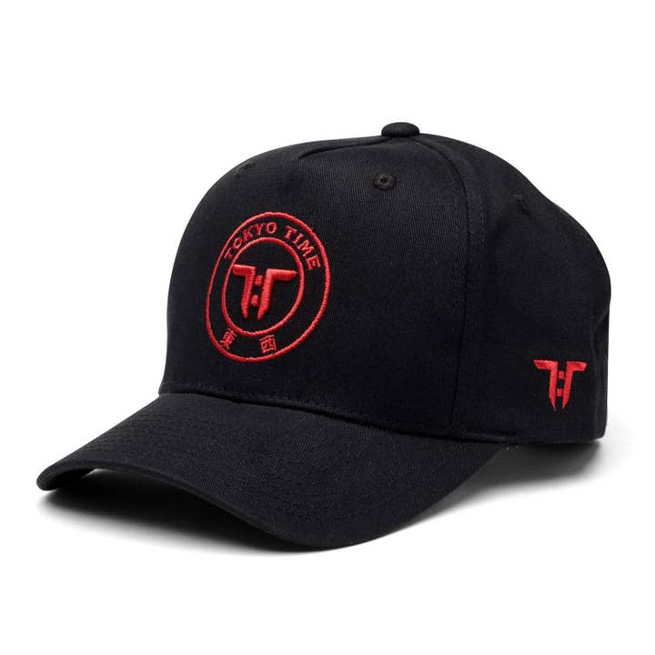 Tokyo Time Core Cap - Black/Red for wholesale by Tokyo Time