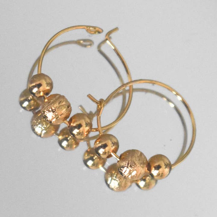 Brincos de Argola Jovani Anxiety por atacado de Hallowed Rose