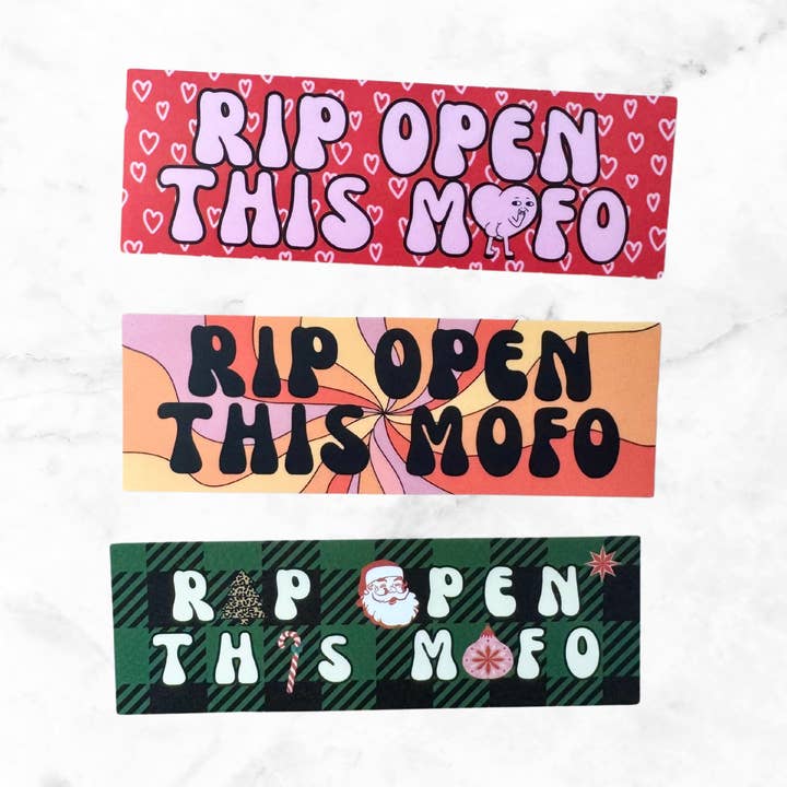 Funny Envelope Sticker Seal, Rip Open This Mofo Vinyl Decal and other Purchase Wholesale send rip sticker. Free Returns & Net 60 Terms on Faire trending on Faire.