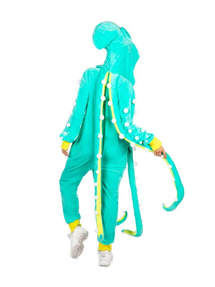 Tipsy Elves - Wholesale Costume - Unisex - Octopus Costume - Unisex Tentacle Halloween Jumpsuit