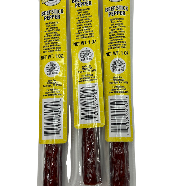 Damn, Man Snacks – Engroshandel Jerky – Damn Man Beef Jerky Kød Snack 1 Oz. Original, Spicy, Peber6