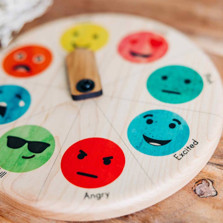 Mirus Toys – wholesale Wood toy – Child – Emotion Wheel3