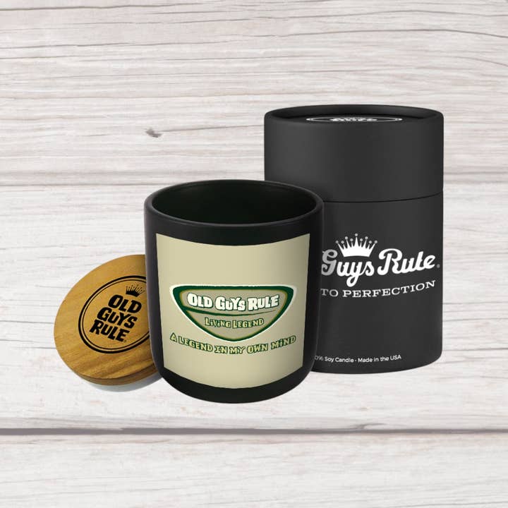 Uncommon Flame - Wholesale Jar/Filled Candle - Old Guys Rule - Living Legend Candle2