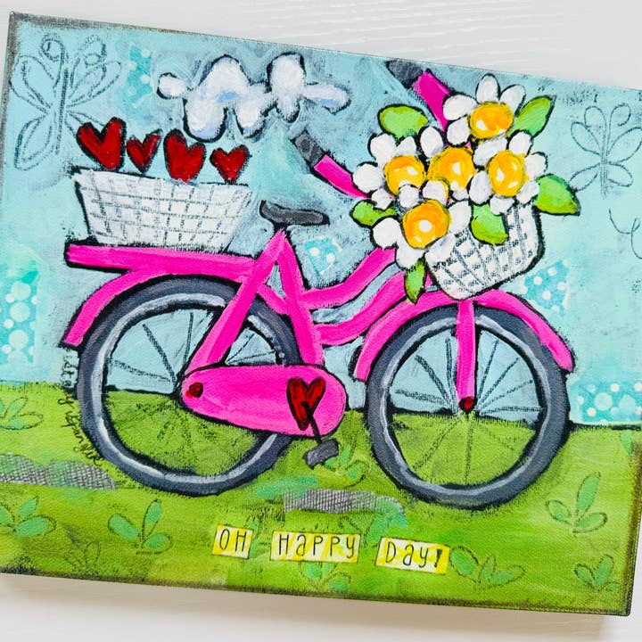 Bicycle Canvas Prints for wholesale by Stacy Spangler Art