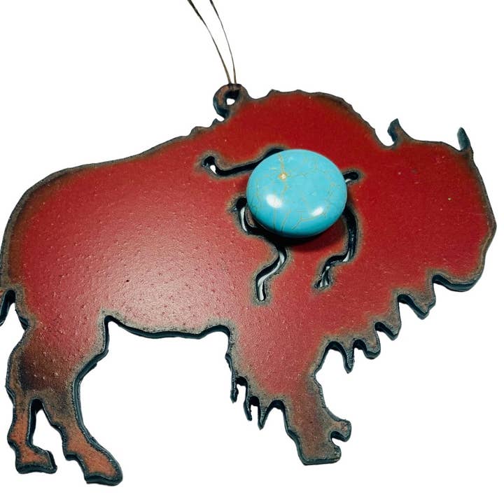 Iron Jewel - Vente Objets de décoration - Aimant turquoise imitation buffle sud-ouest3