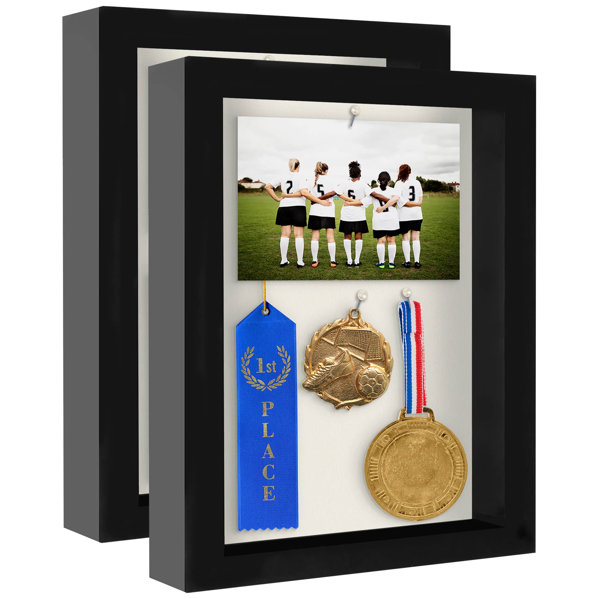 Americanflat Shadow Box Frame with Black Molding (2 Pack) for wholesale on Faire30