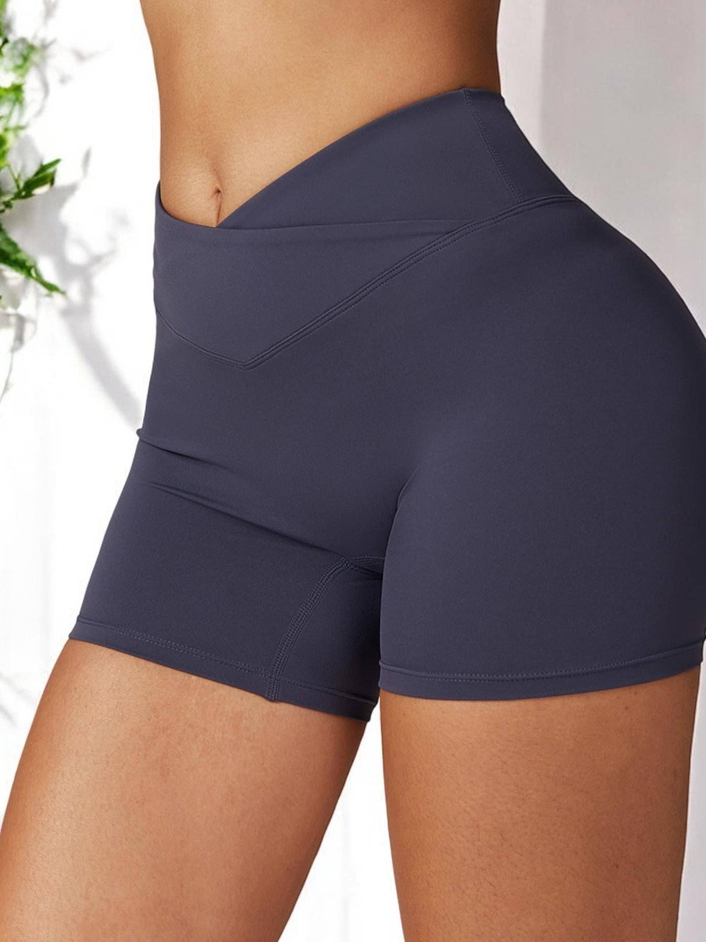 Active by Anna-Kaci - Vendita all'ingrosso Pantaloncini sportivi - Donna - Shorts sportivi modellanti senza cuciture a vita alta10