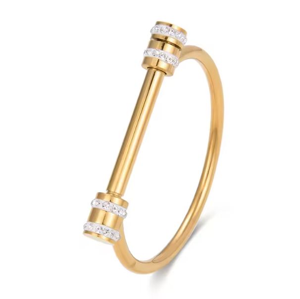 HoopLa – Großhandel Manschettenarmband – Pferdegebiss Armreif - Armspange - Schraubverschluss - Wasserdicht11