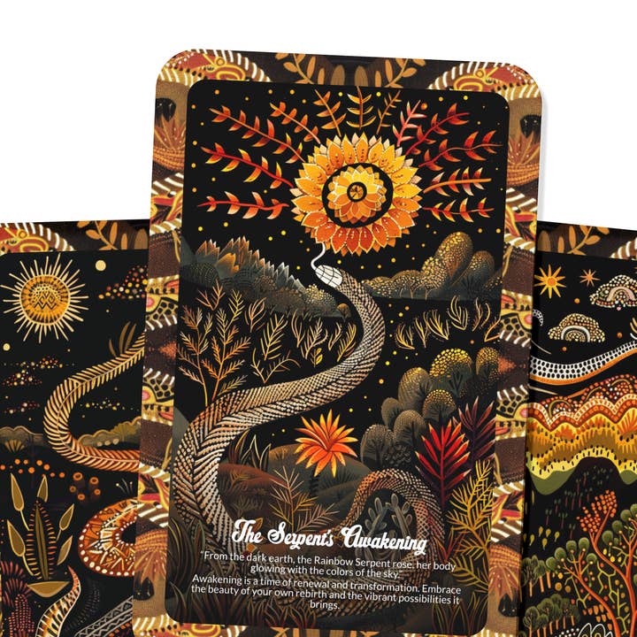 Ibiza Tarot USA - Wholesale Tarot Cards - The Rainbow Serpent - 22 Oracle Cards - Awaken Creation and Sacred Ancestral Energy2