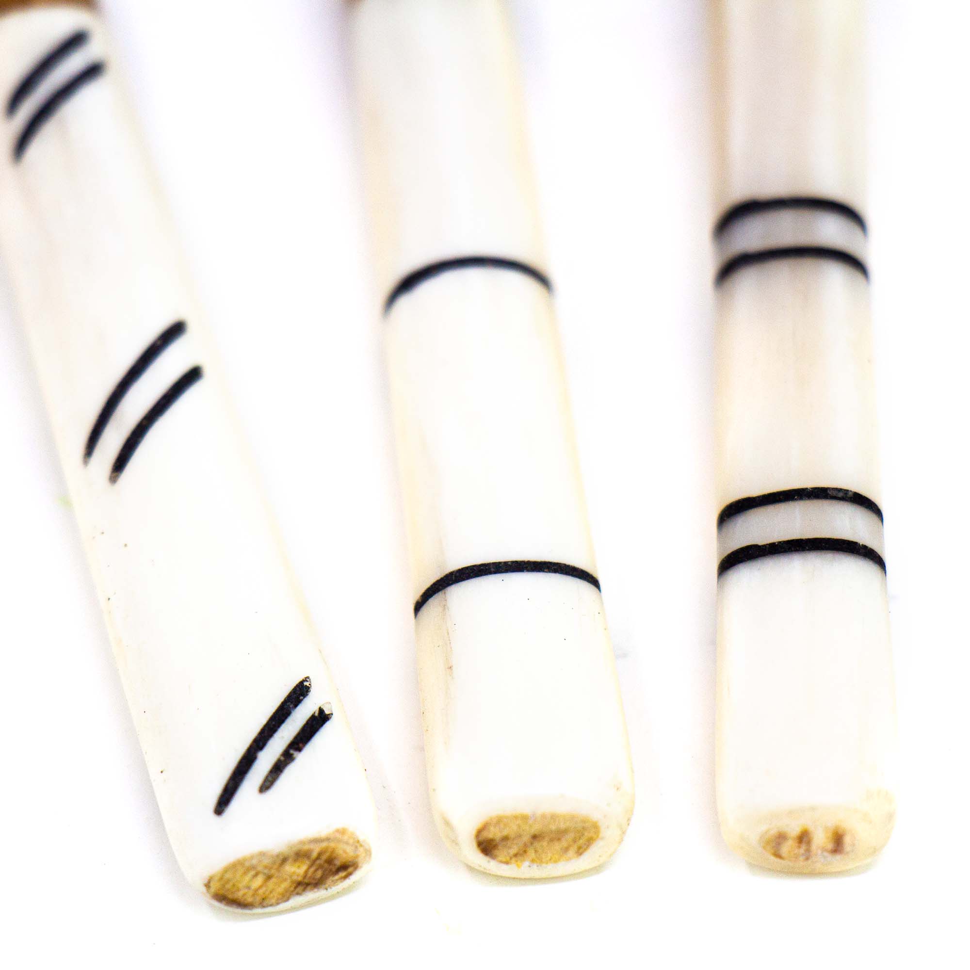 Global Crafts - Venta al por mayor Utensilio para servir - Juego de 3 aperitivos Simple Batik de madera de olivo (tenedor, cuchara, spr6