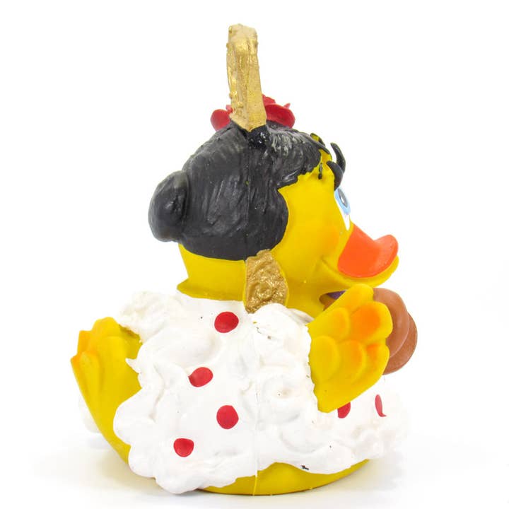 Ducks in the Window - Vente Jouet pour le bain – bébé - Canard en caoutchouc blanc, danseur espagnol